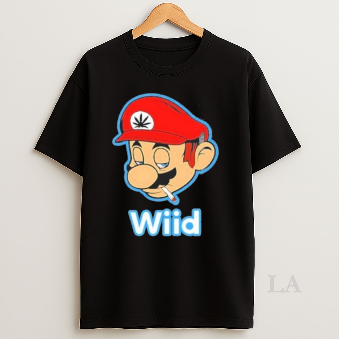 Original Wiid Super Mario Smoking Weed Shirt