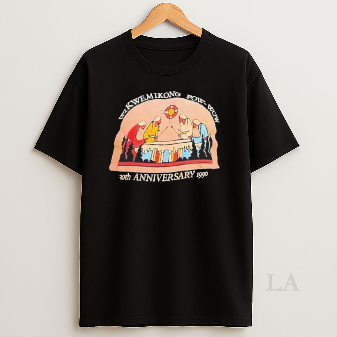 Original Wikwemikong Pow Wow 30th Anniversary In 1990 Graphic Shirt