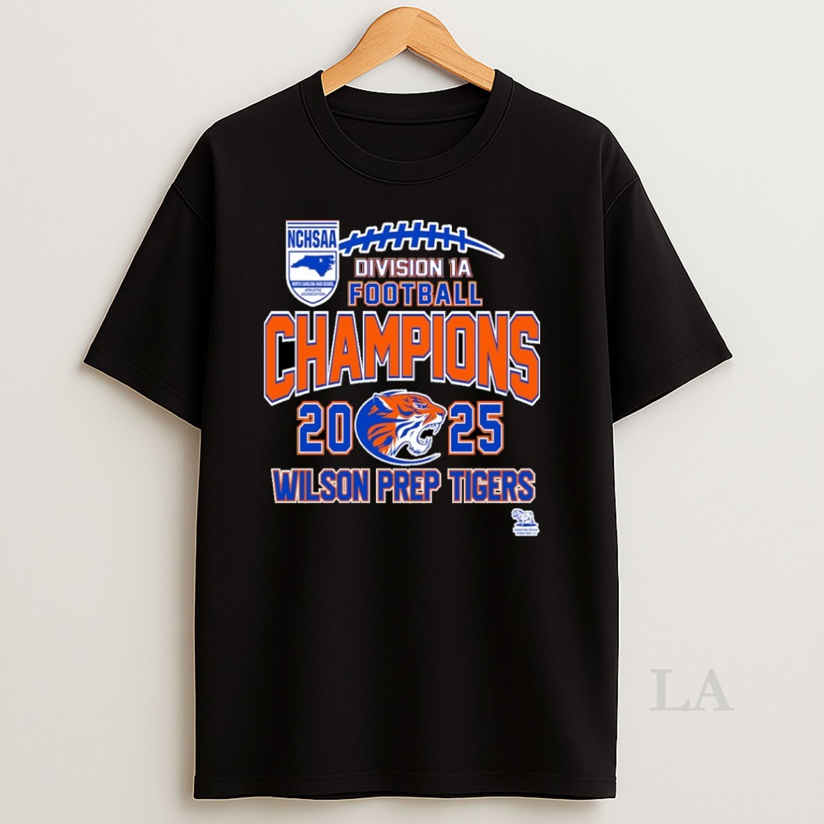 Original Wilson Prep Tigers Nchsaa Division 1a Football Champions 2025 Shirt