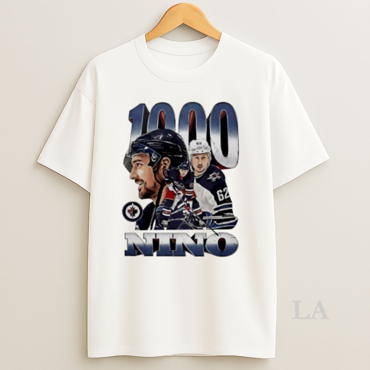 Original Winnipeg Jets 1000 The Nino 1990 Shirt