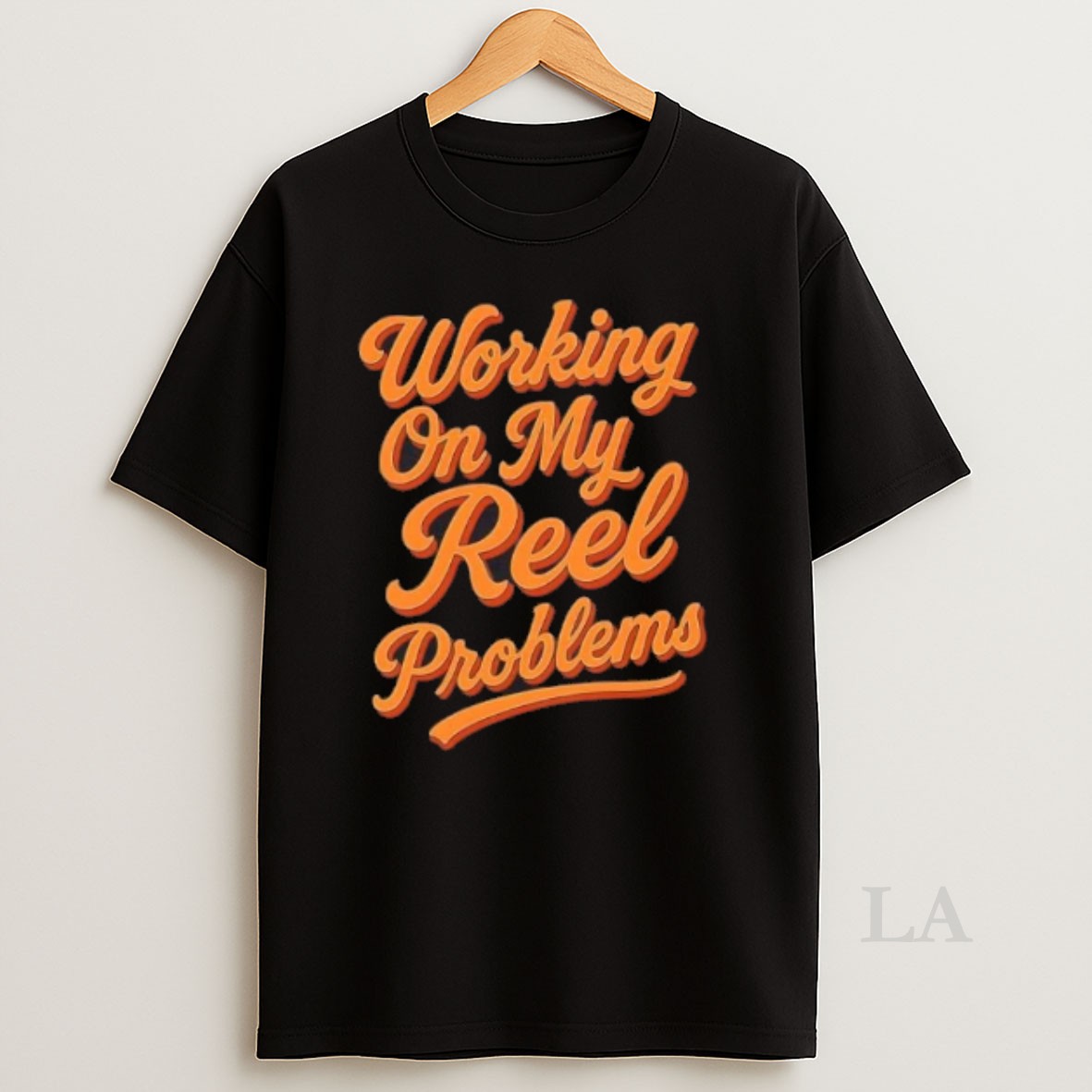 Original Working On My Reel Problems Fishing Shirt