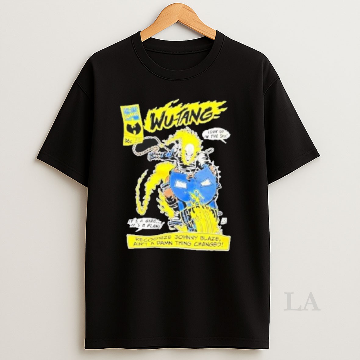 Original Wu Tang Ghost Rider Collab Look Up In The Sky Shirt