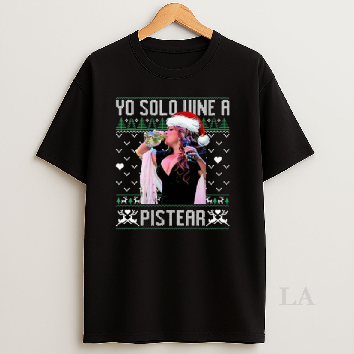 Original Yo Solo Vine A Pistear Ulgy Christmas Shirt
