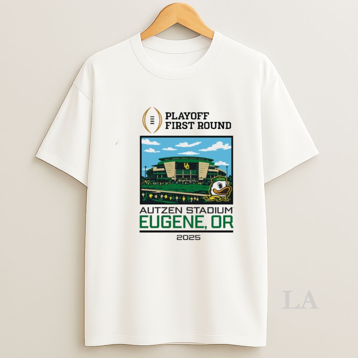 Original Cfp 2025 2026 Oregon Ducks 1st Round Live From Autzen Stadium Eugene Or Shirt