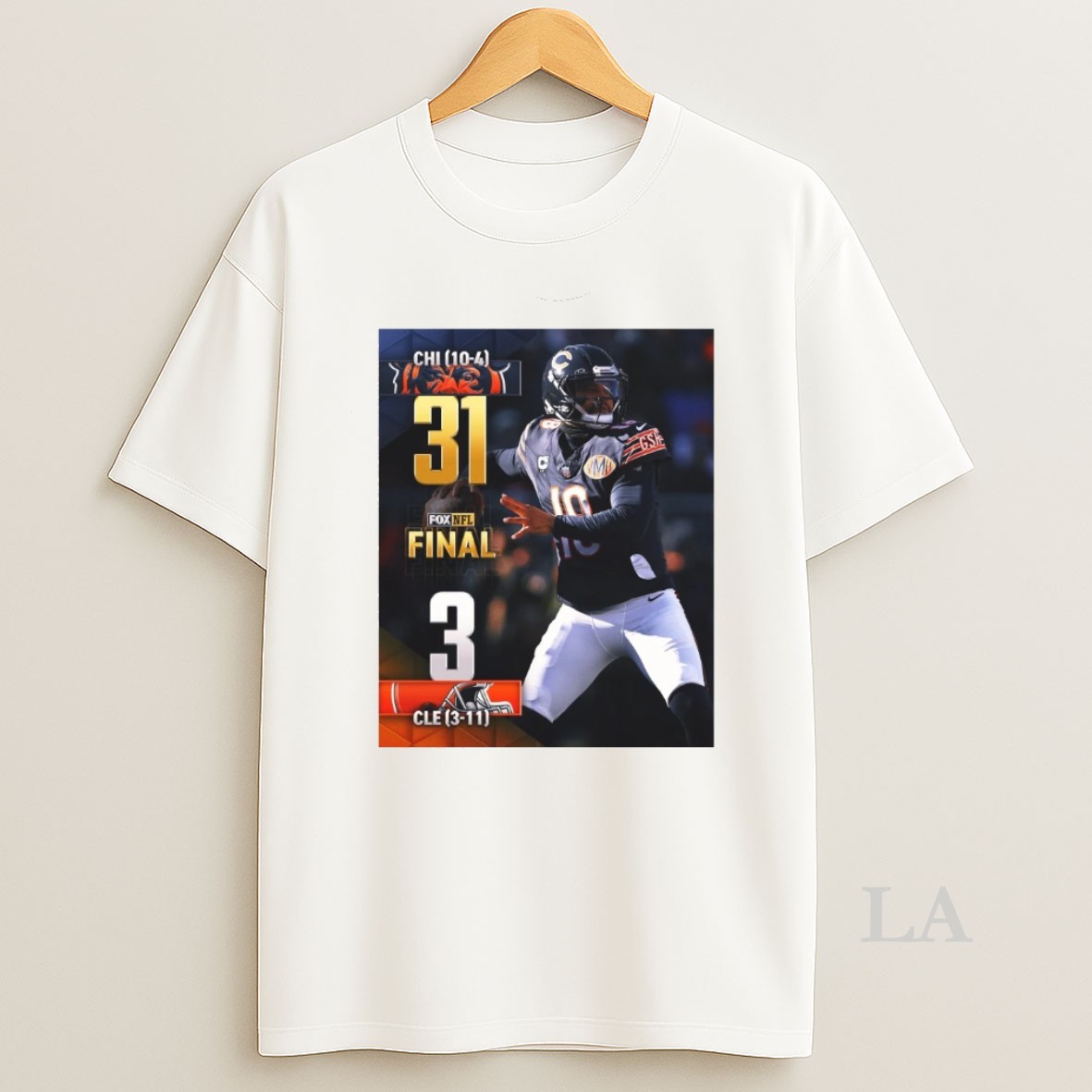 Original Chicago Bears Defeated Cleveland Browns 31 03 On December 14 2025 Fox Nfl Shirt
