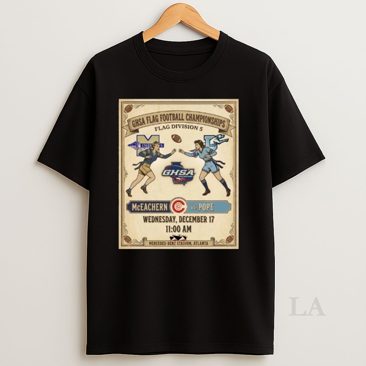 Original Ghsa Flag Football Division 5 Mceachern Vs Shirt