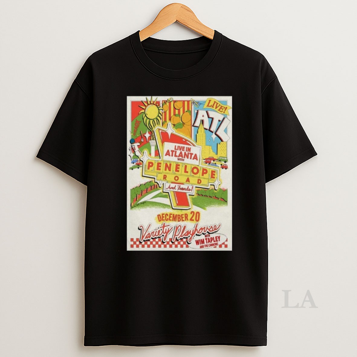 Original Penelope Road And Friends December 20 2025 Atlanta Ga Shirt