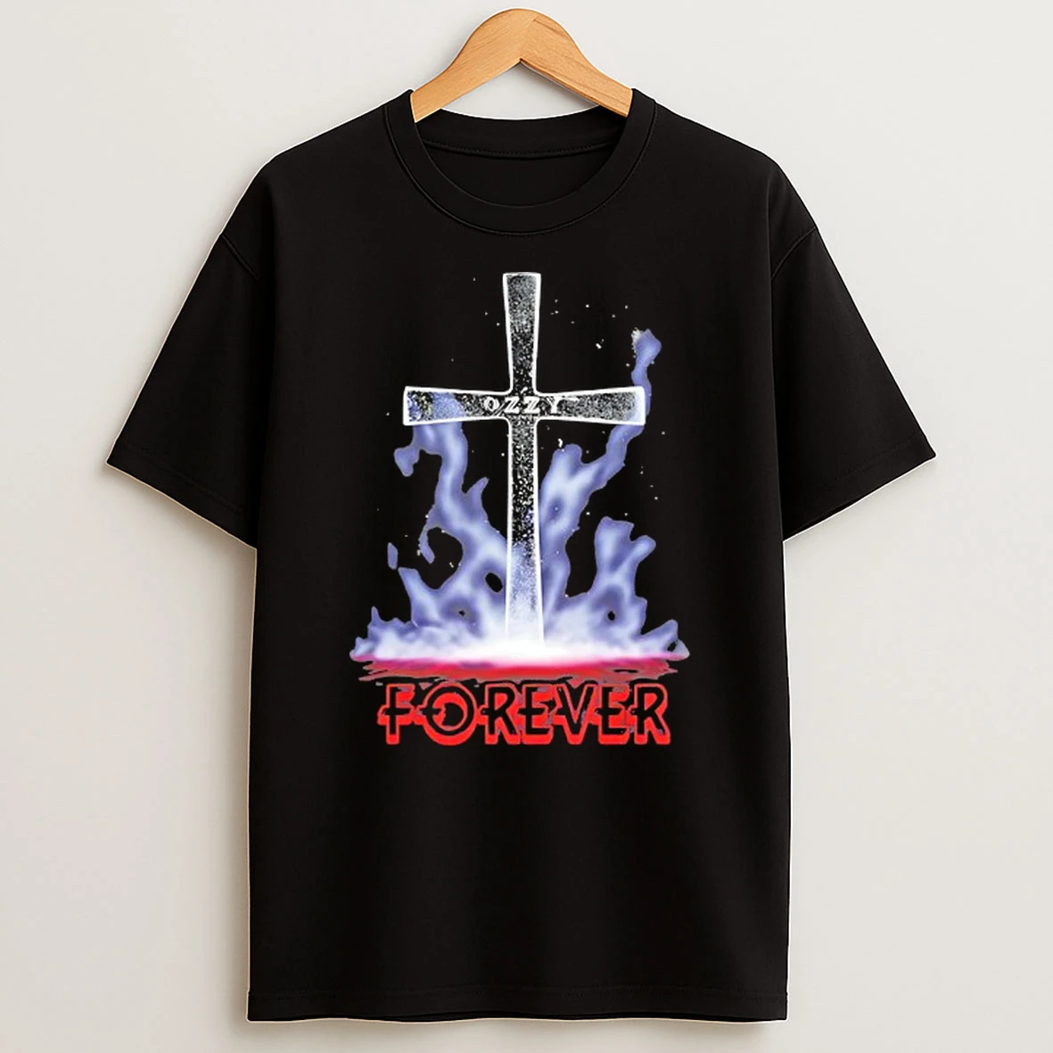 Ozzy Osbourne Forever Cross Graphic Shirts