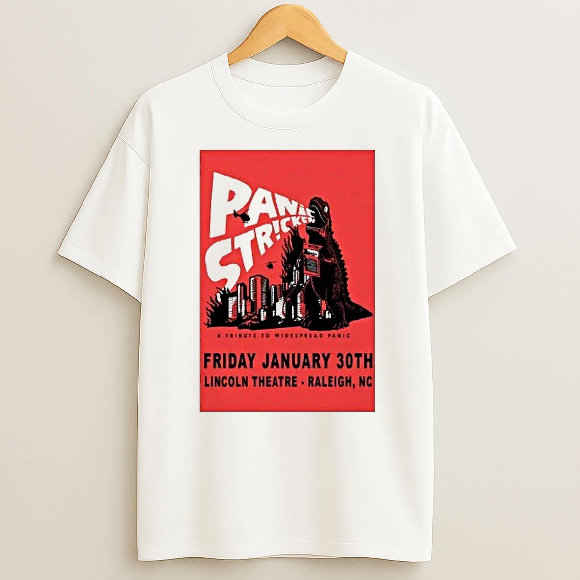 Panic Stricken Event Raleigh Nc On Jan 30 2026 Shirts