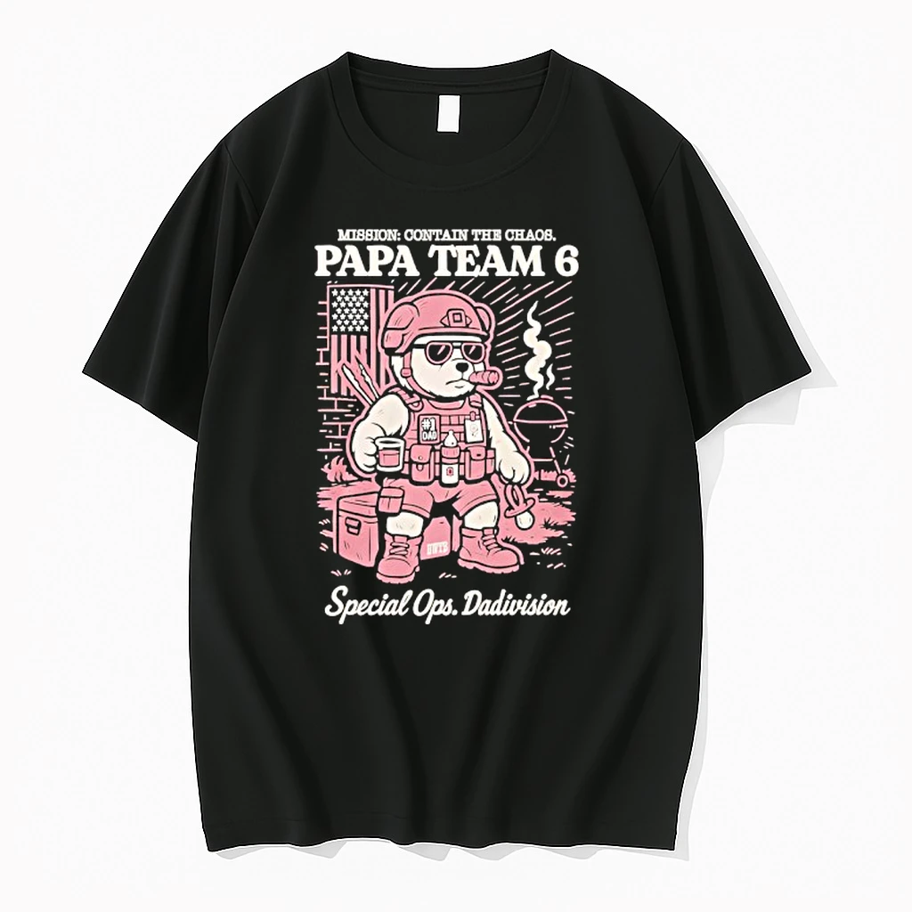 Papa Team 6 Special Ops Dadivision Shirts