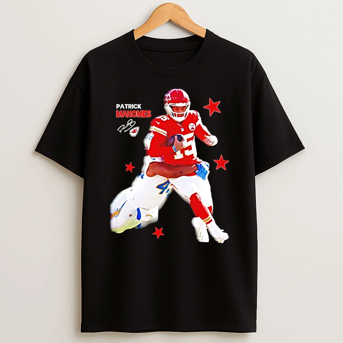 Patrick Mahomes Kc Chiefs Vs La Chargers Signature Shirts