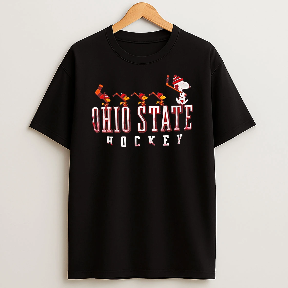 Peanuts Ohio State Hockey Shirts