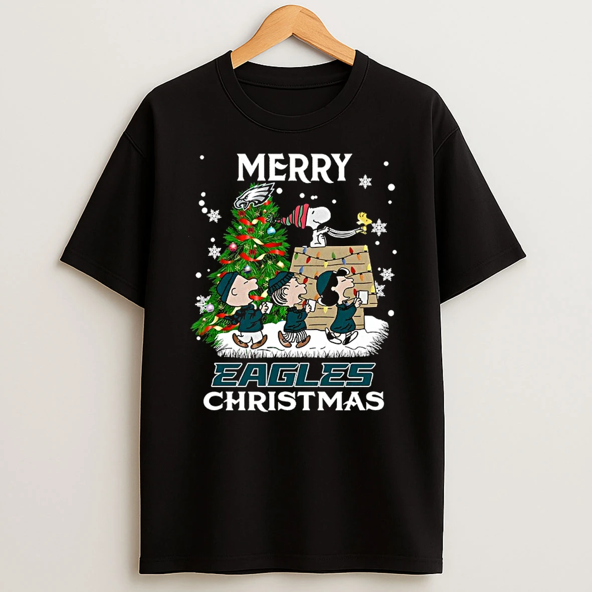Peanuts Philadelphia Eagles Merry Christmas 2025 Shirts
