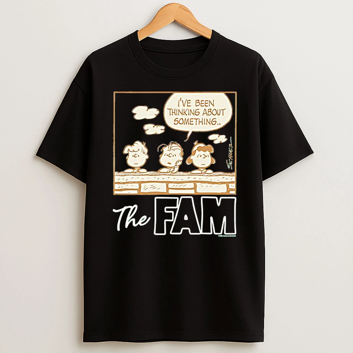 Peanuts The Fam Ive Been Thinking About Something Shirts