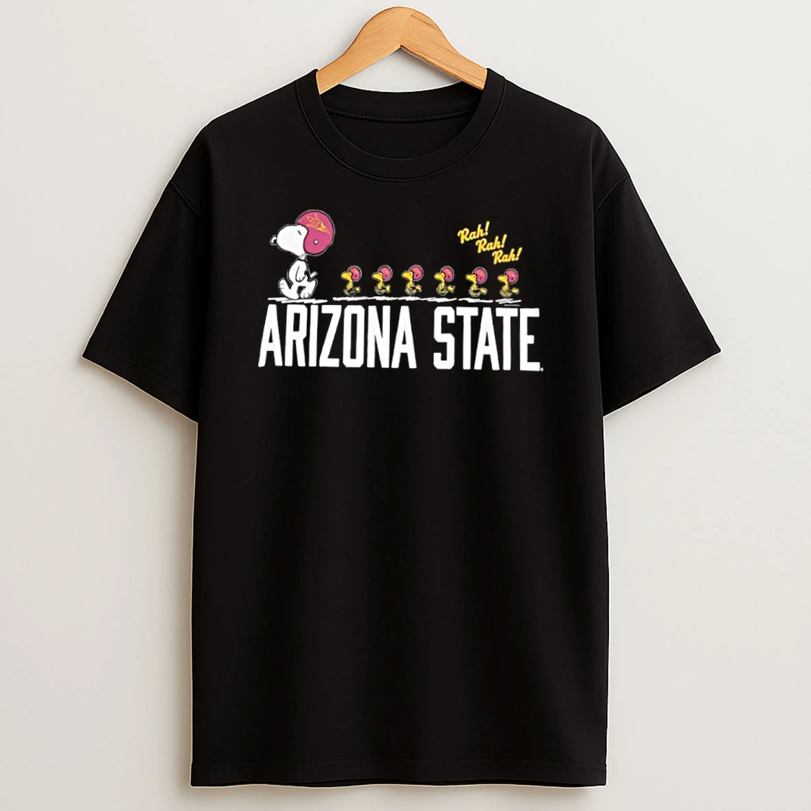 Peanuts X Arizona State Snoopys Football Cute Cartoon Shirts