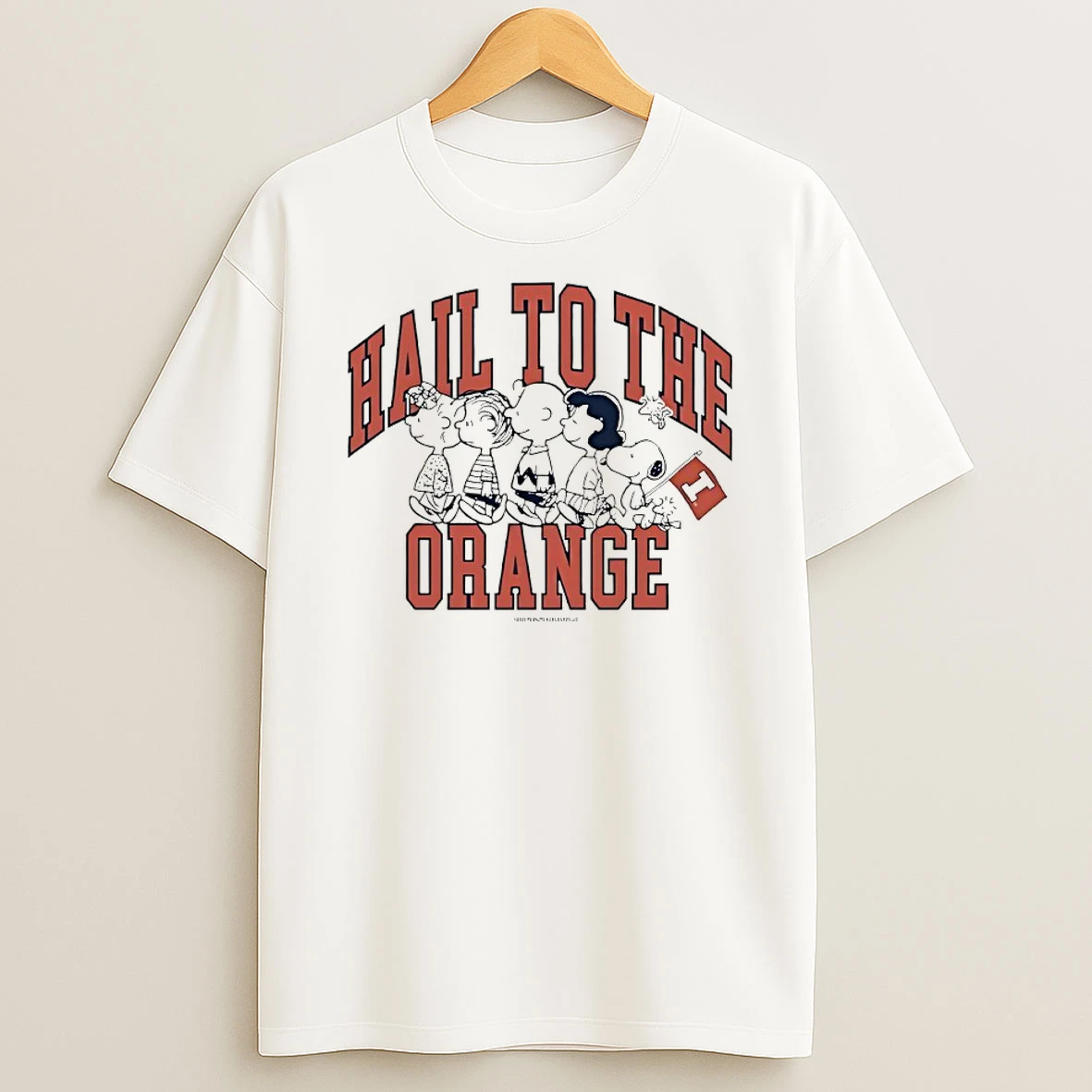 Peanuts X Illinois Fighting Illini Hall To The Orange Shirts