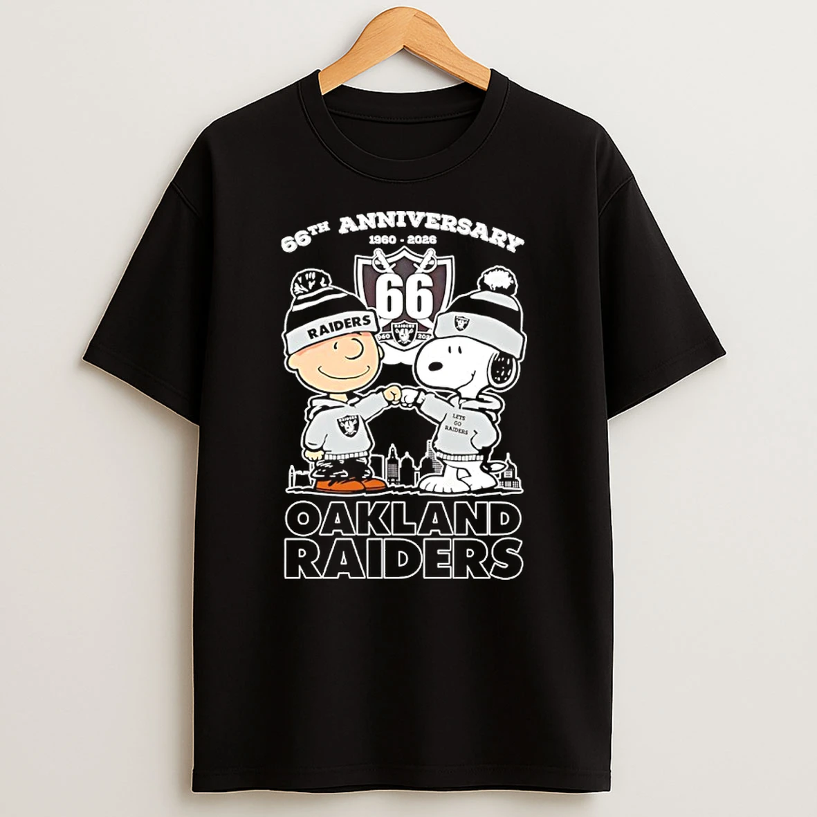 Peanuts X Las Vegas Raiders 66th Anniversary 1960 2026 Shirts