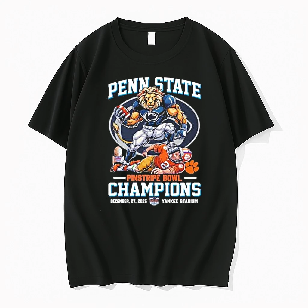 Penn State Beat Clemson Pinstripe Bowl Champions 2025 Shirts