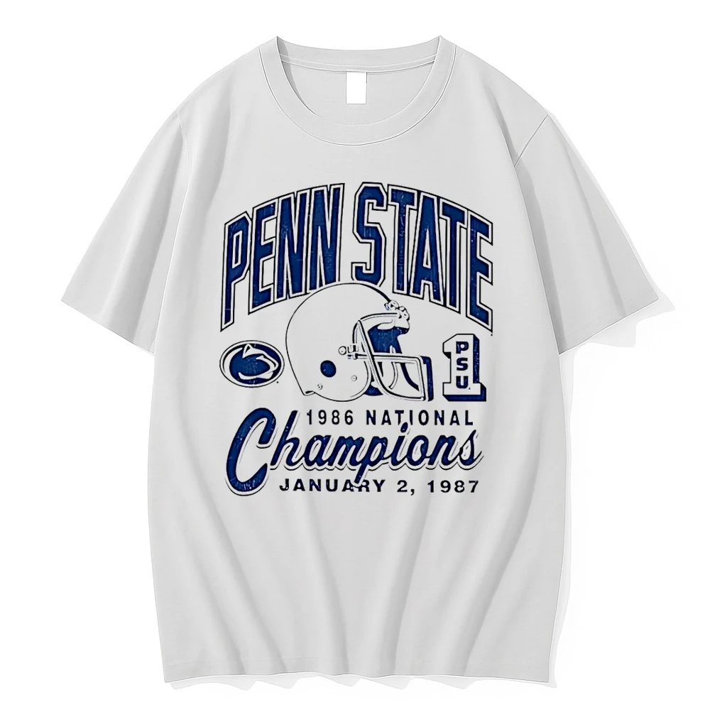 Penn State Nittany Lions 1986 National Champions Helmet Shirts