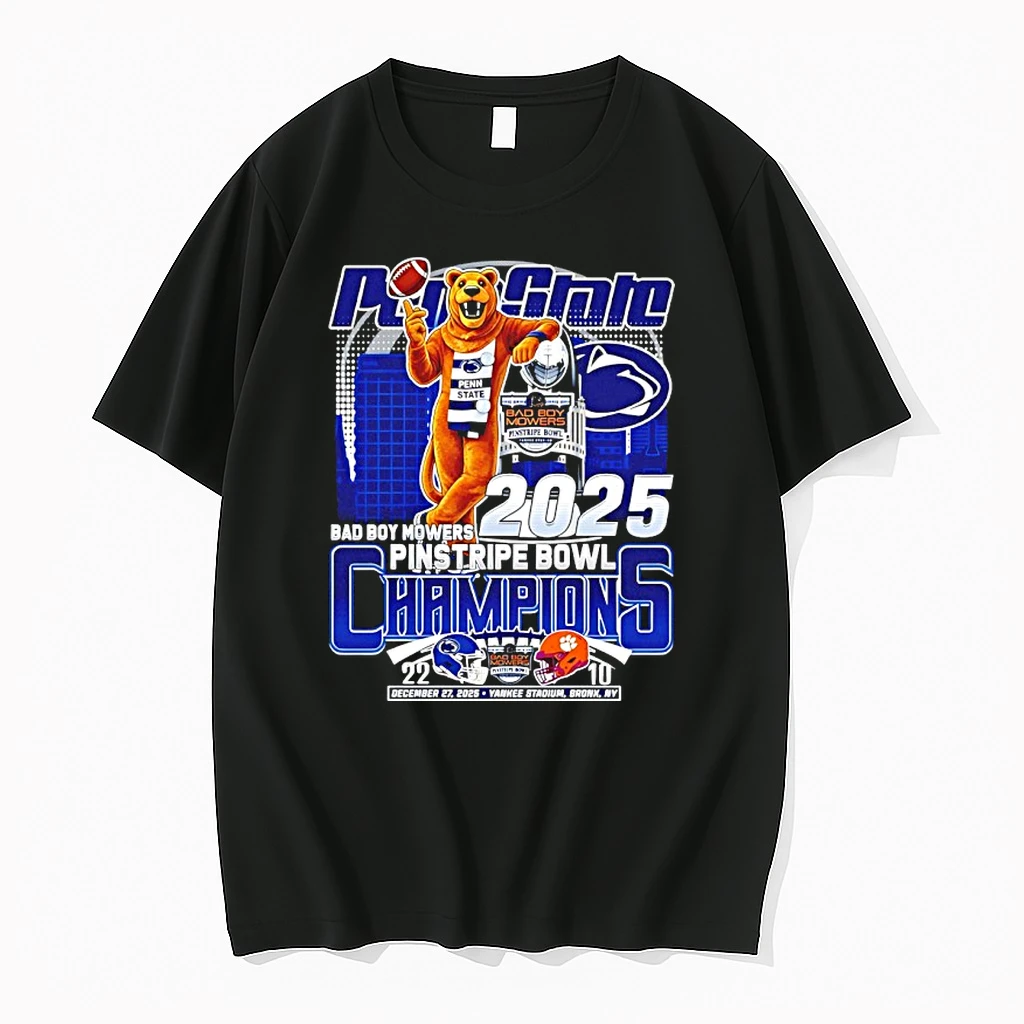 Penn State Nittany Lions Bad Boy Mowers 2025 Pinstripe Bowl Mascot Shirts