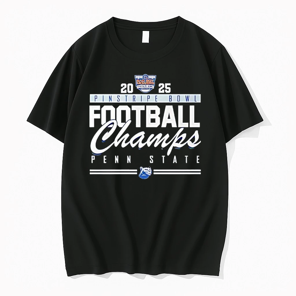 Penn State Nittany Lions Pinstripe Bowl Champions 2025 Shirts