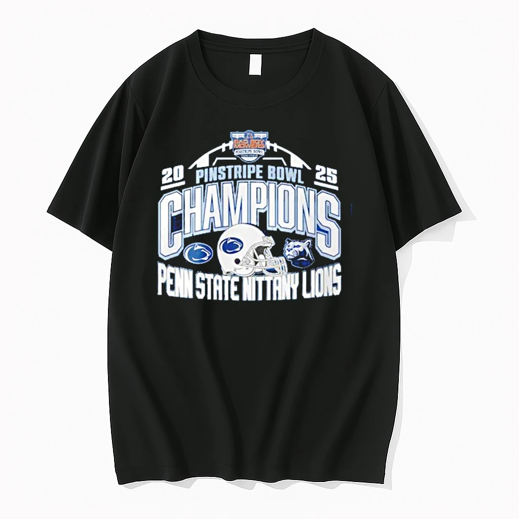 Penn State Nittany Lions Pinstripe Bowl Champions 2025 Classic Shirts