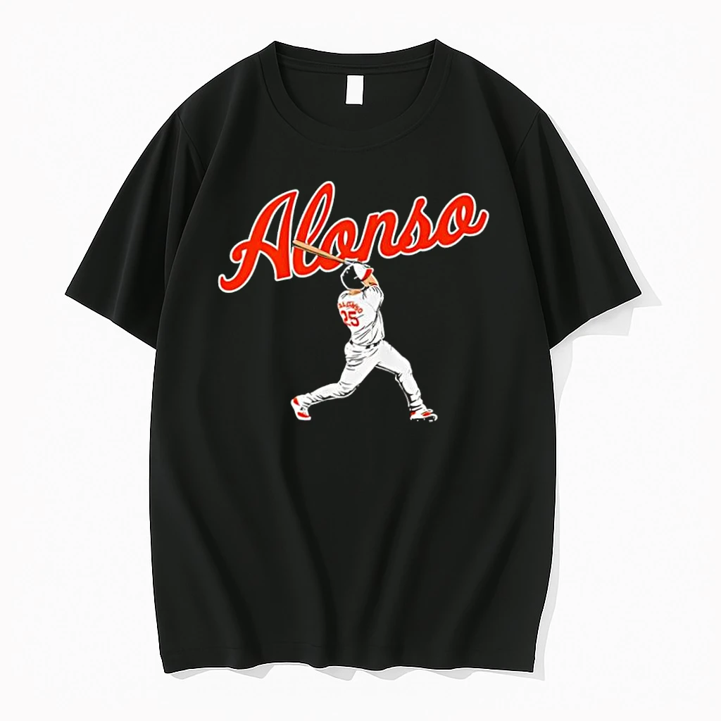 Pete Alonso Baltimore Slugger Swing Baseball Player Shirts