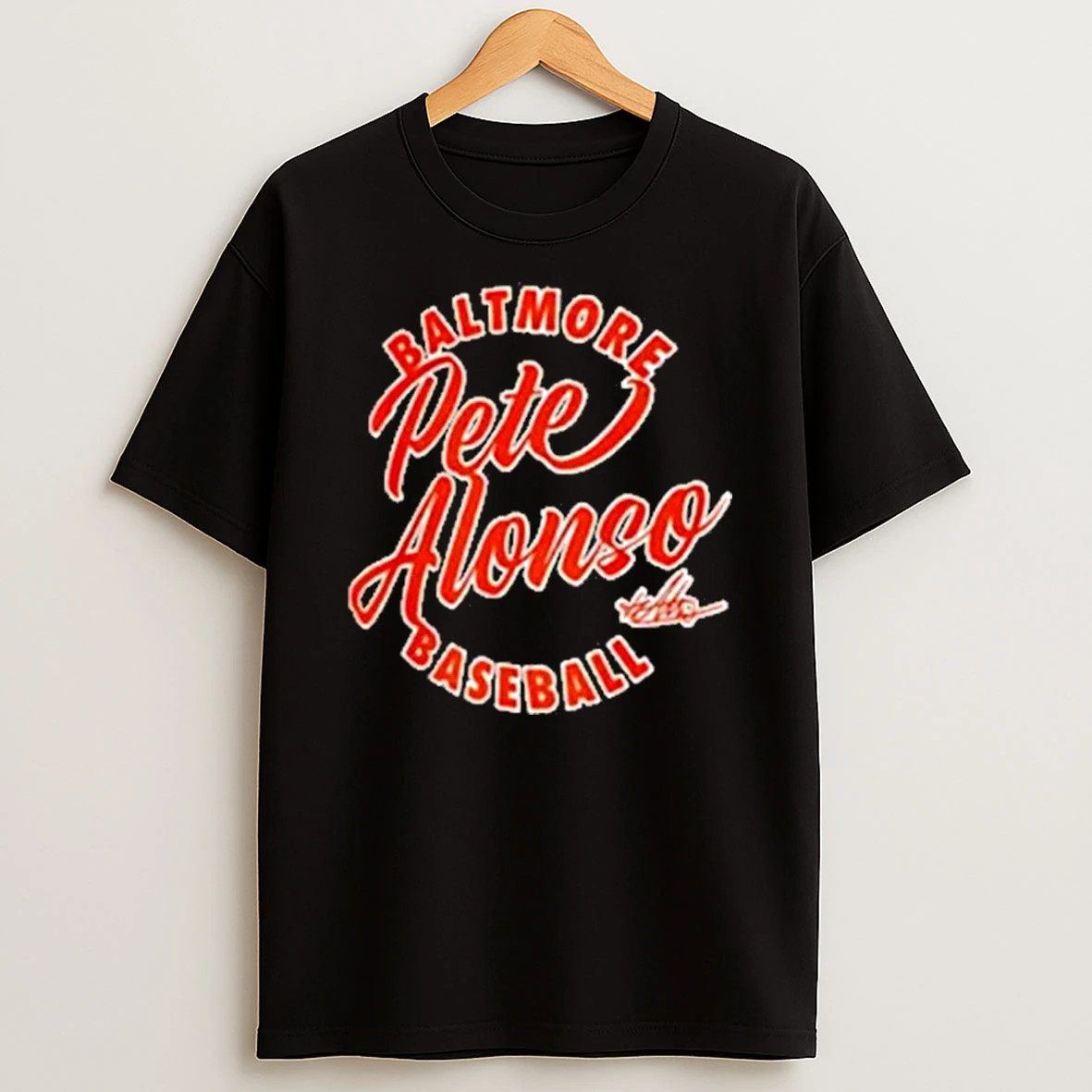 Pete Alonso Cursive Orioles Power Slugger Signature Shirts