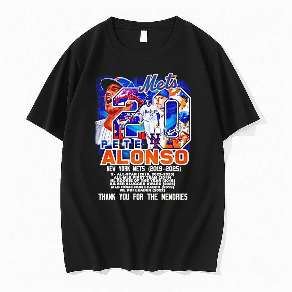 Pete Alonso Ny Mets 2019 2025 Thank You For The Memories Shirts