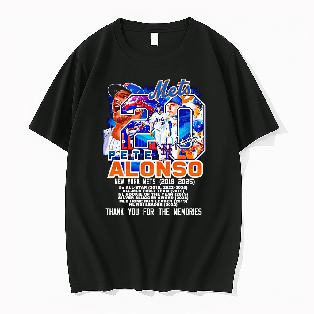 Pete Alonso New York Mets 2025 Thank You For The Memories Shirts