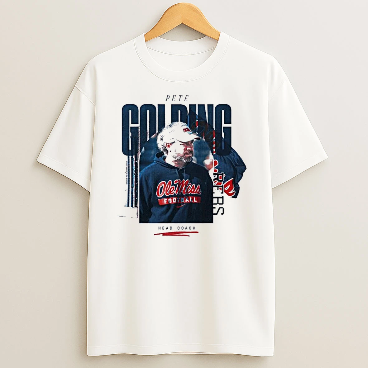Pete Golding Head Coach Ole Miss Rebels Shirts