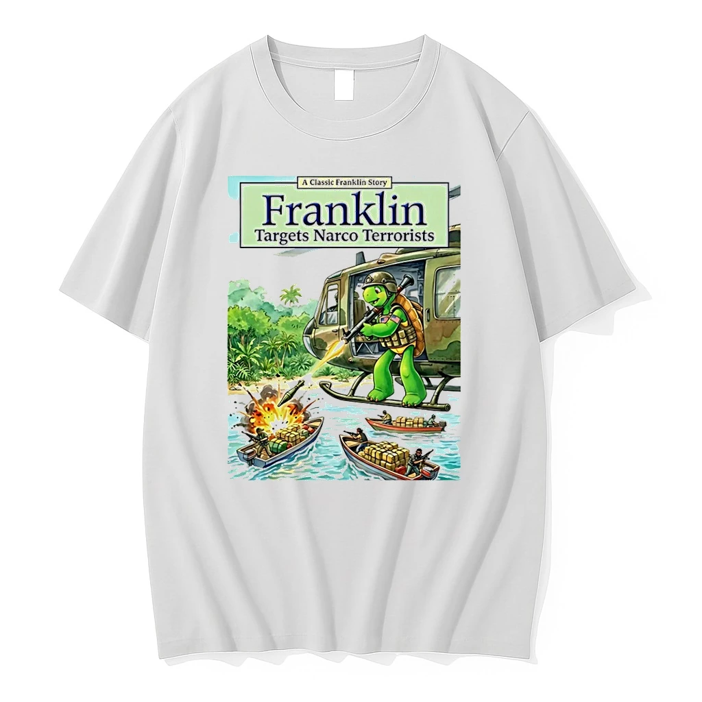 Pete Hegseth Franklin Targets Narco Terrorists Shirts