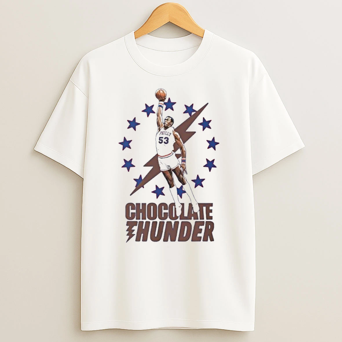 Philadelphia 76ers Chocolate Thunder Shirts