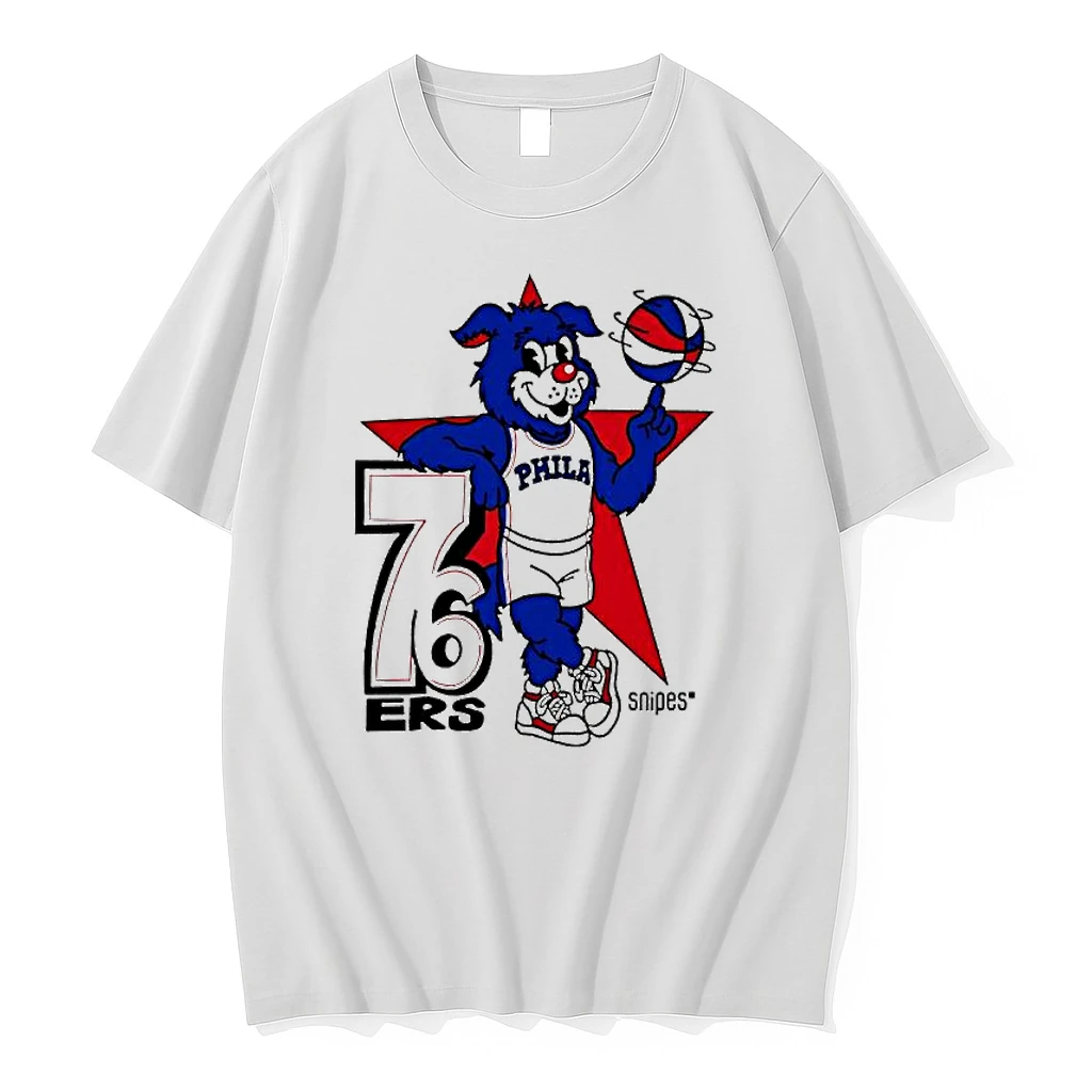 Philadelphia 76ers Snipes Franklin The Dog Mascot Shirts