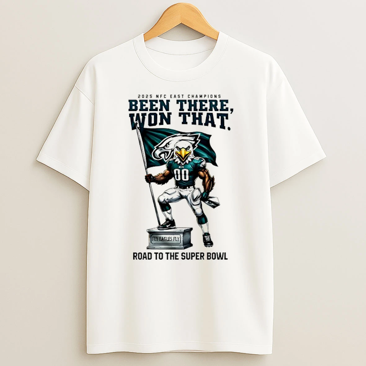 Philadelphia Eagles 2025 Nfc East Champions Been There Won That Road To The Super Bowl Shirts