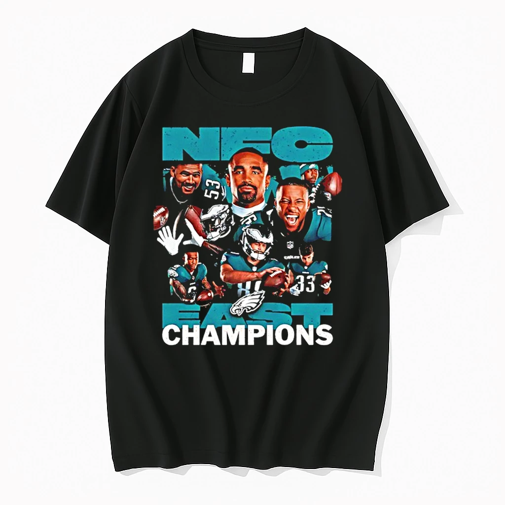 Philadelphia Eagles 2025 Nfc East Champions Graphic Shirts