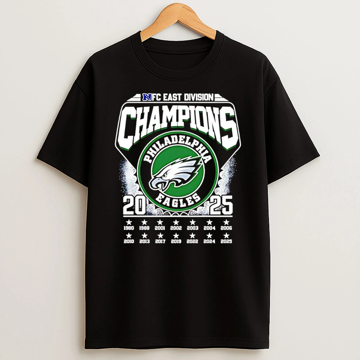 Philadelphia Eagles 2025 Nfc East Division Champions 14 Time Shirts