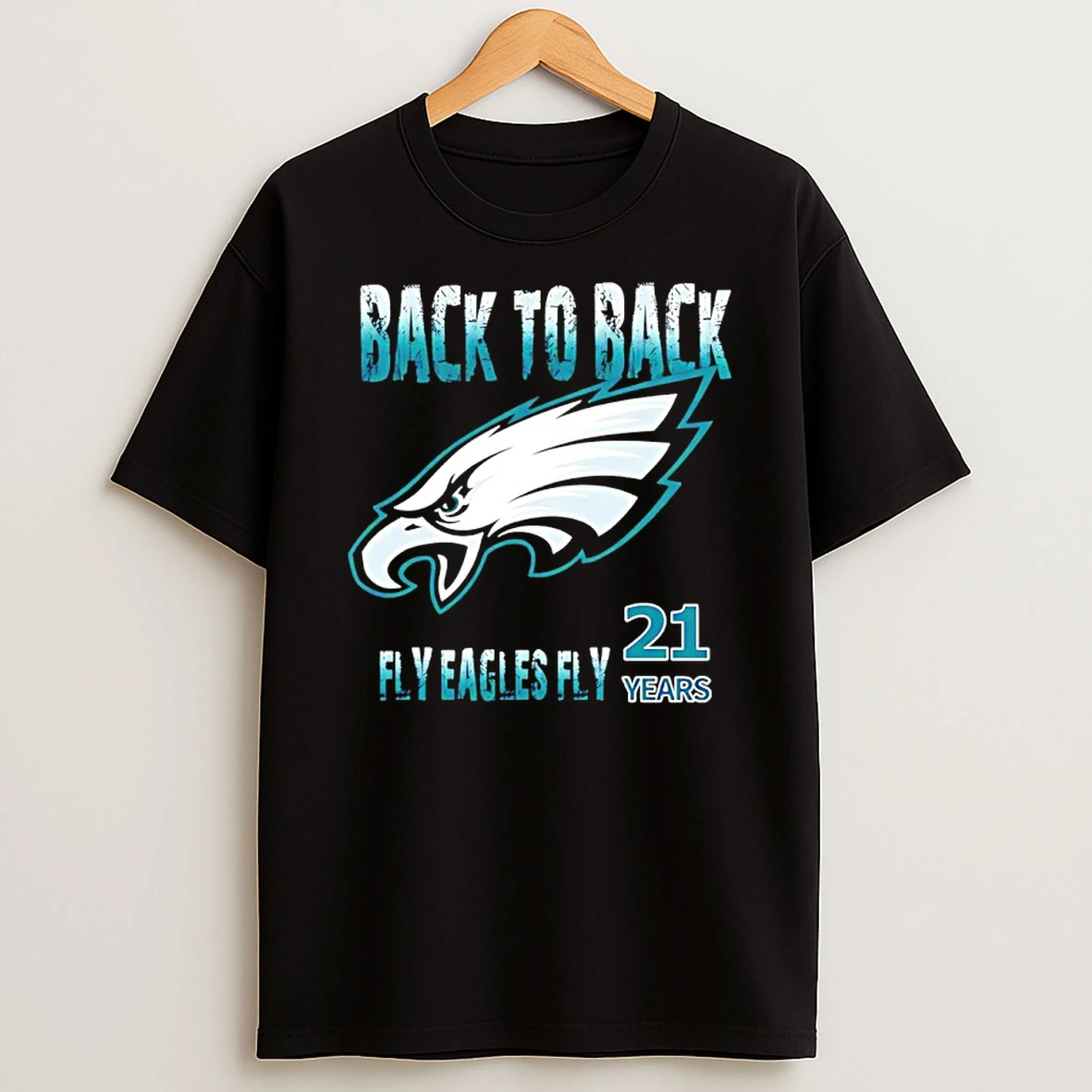 Philadelphia Eagles 2025 Back To Back Nfc East Champions Fly Eagles Fly 21 Years Shirts