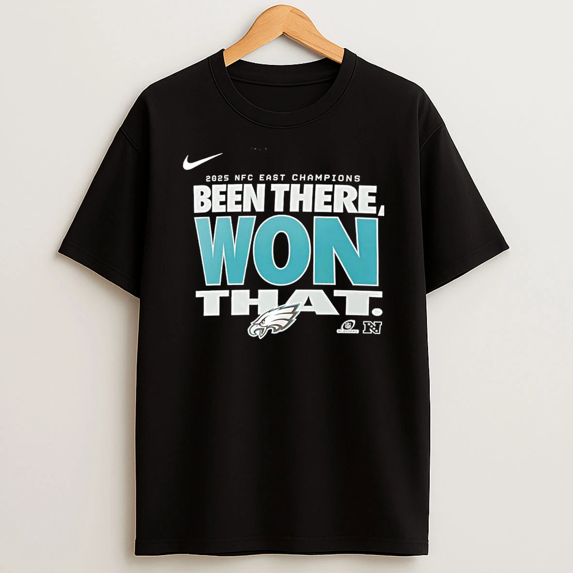 Philadelphia Eagles Been There Won That 2025 Nfc East Champions Locker Room Shirts