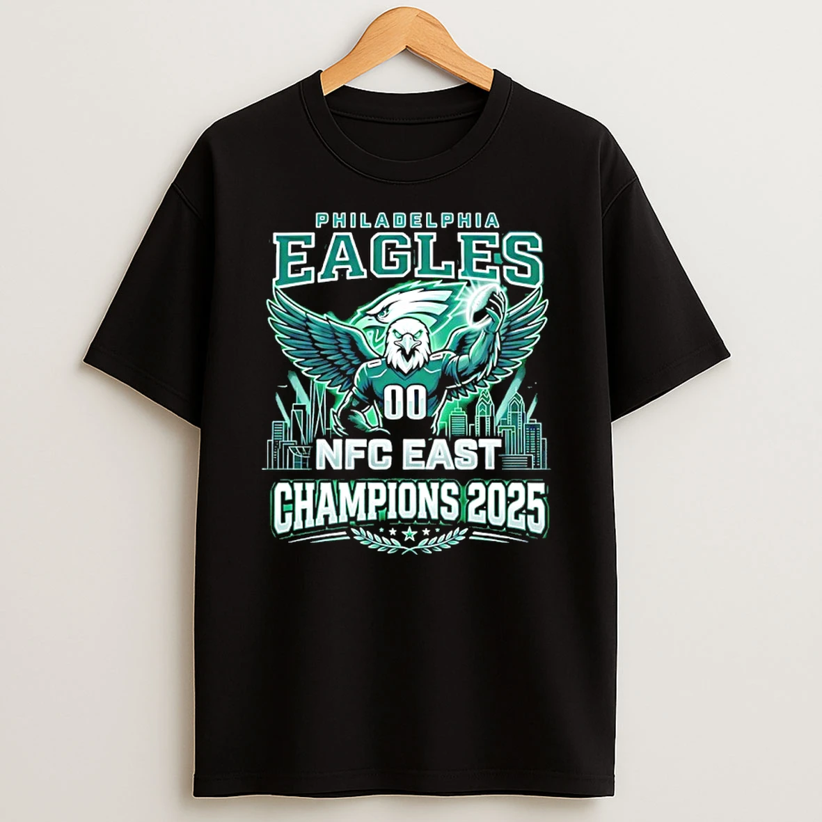 Philadelphia Eagles Nfc East Champions 2025 Skyline Shirts
