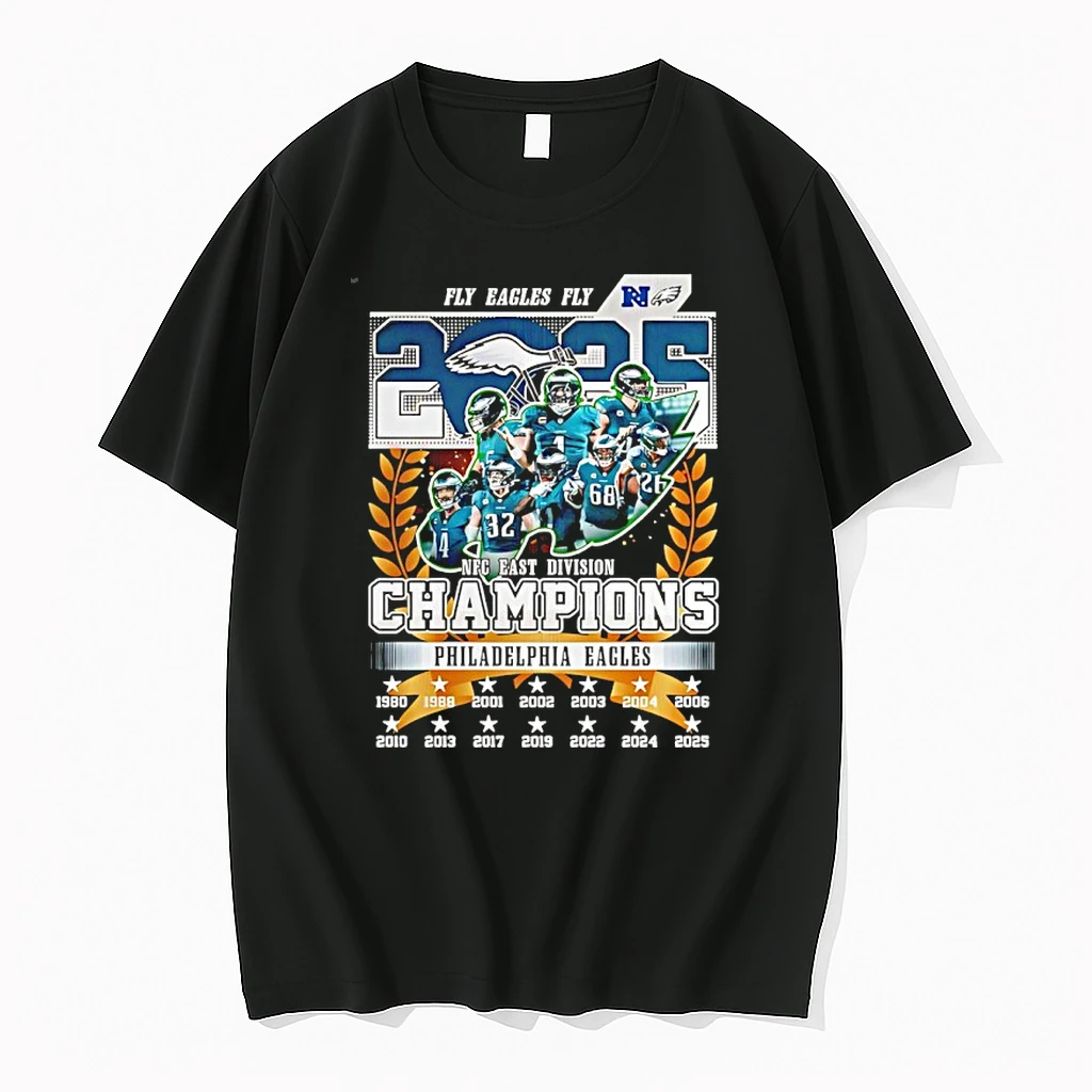 Philadelphia Eagles Nfc East Division 2025 Champions Our Time Shirts