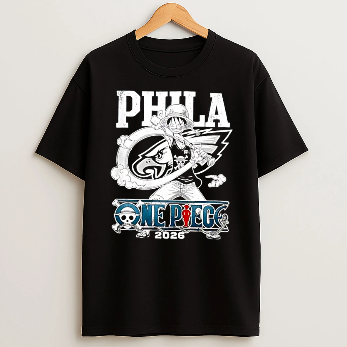 Philadelphia Eagles One Piece 2026 Luffy Shirts