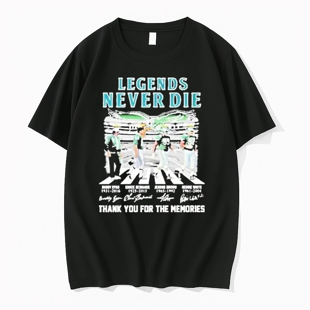 Philadelphia Eagles Philly Legends Never Die Thank You For The Memories Road Abbey Signatures Shirts