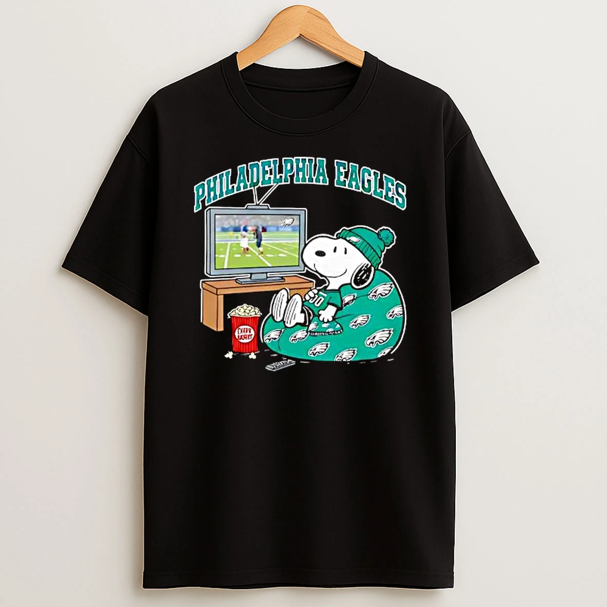 Philadelphia Eagles Snoopy Cozy Game Day Peanuts Style Shirts