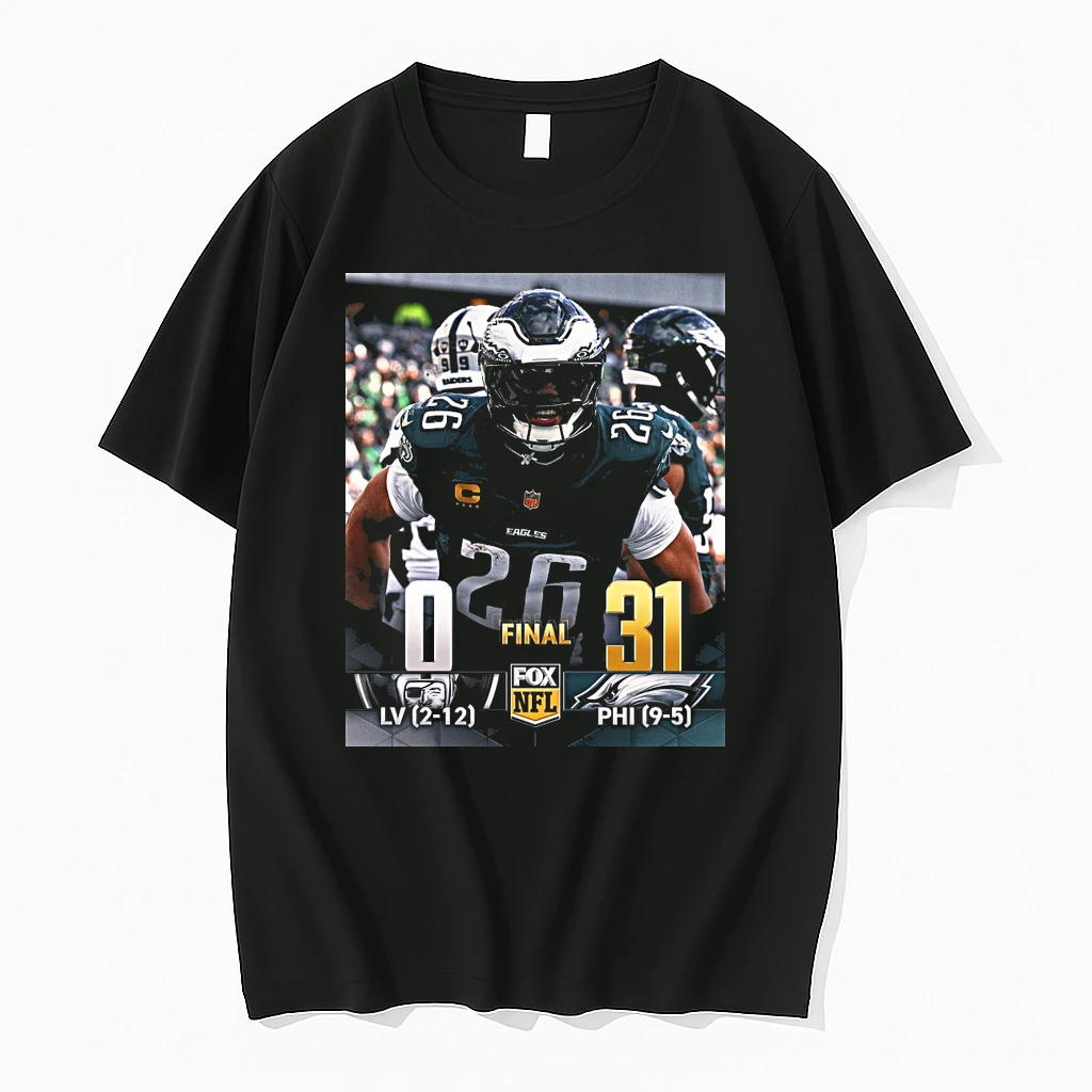 Philadelphia Eagles Defeated Las Vegas Raiders Final Score 31 0 December 14 2025 Shirts