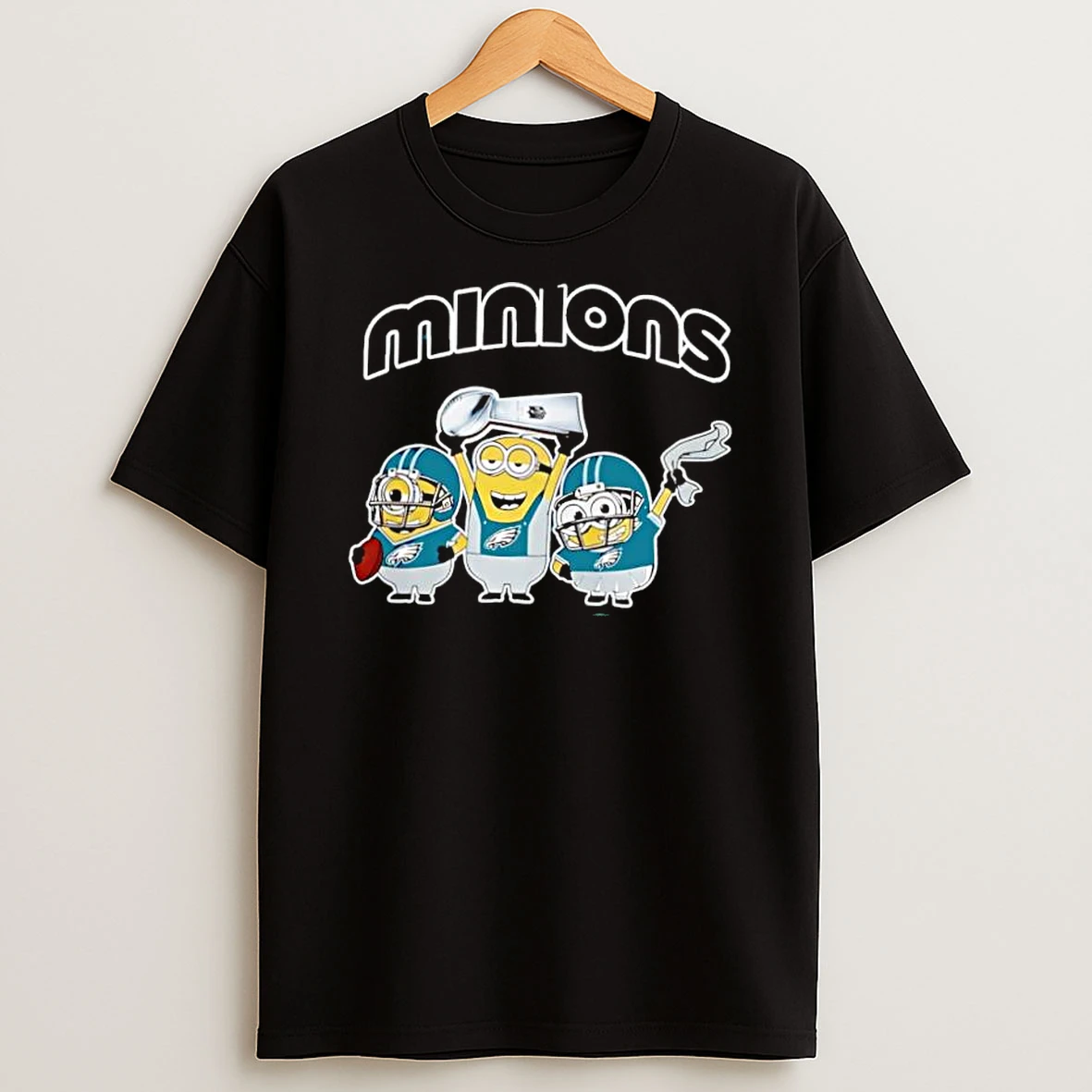 Philadelphia Eagles X Minions Celebrate Nfl 2026 Shirts