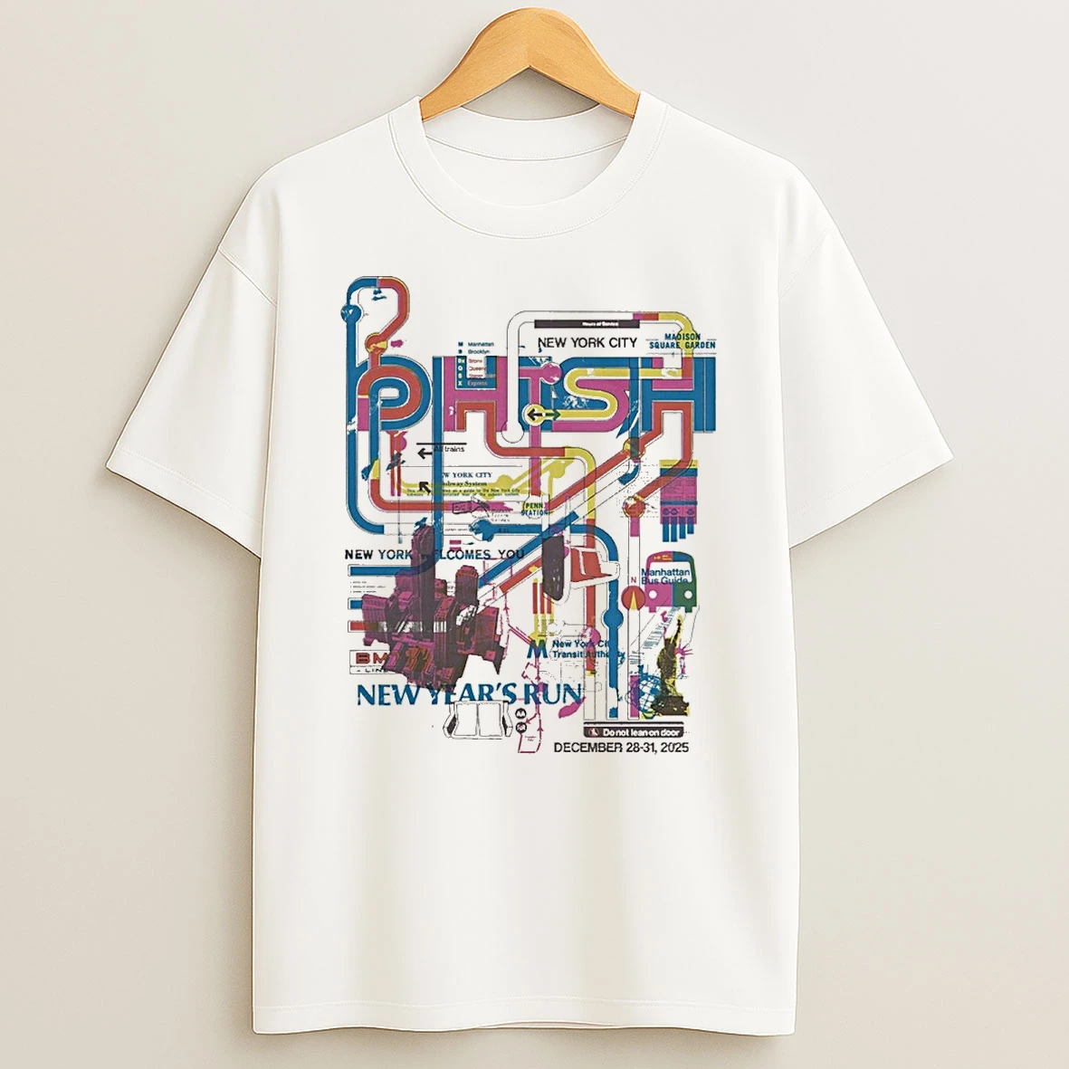 Phish New Years Run New York Welcomes You Msg December 28 31 2025 Shirts