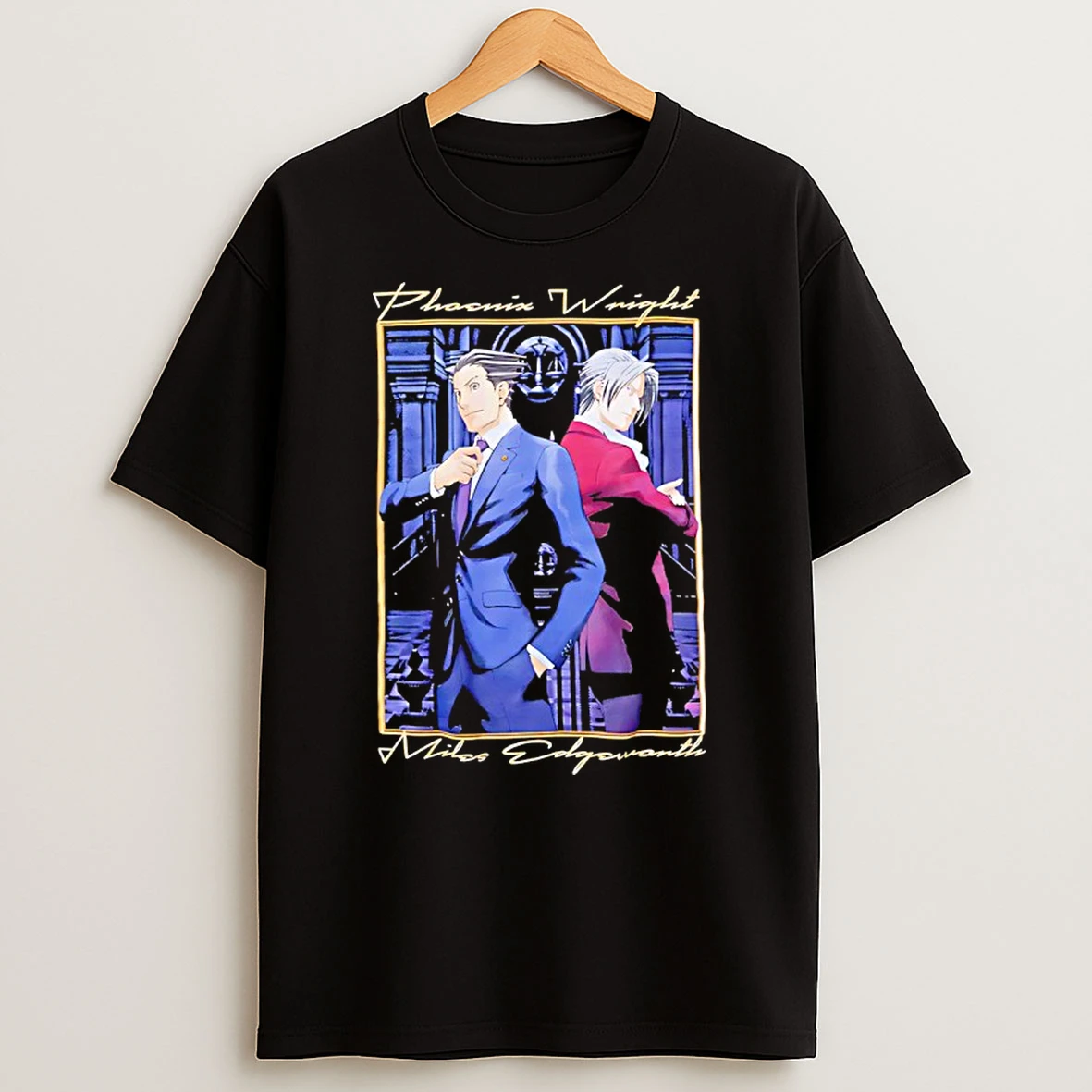 Phoenix Wright Ace Attorney Phoenix And Miles Shirts
