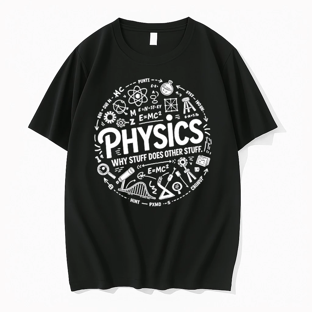 Physics Why Stuff Does Other Stuff Scientific Symbols Shirts