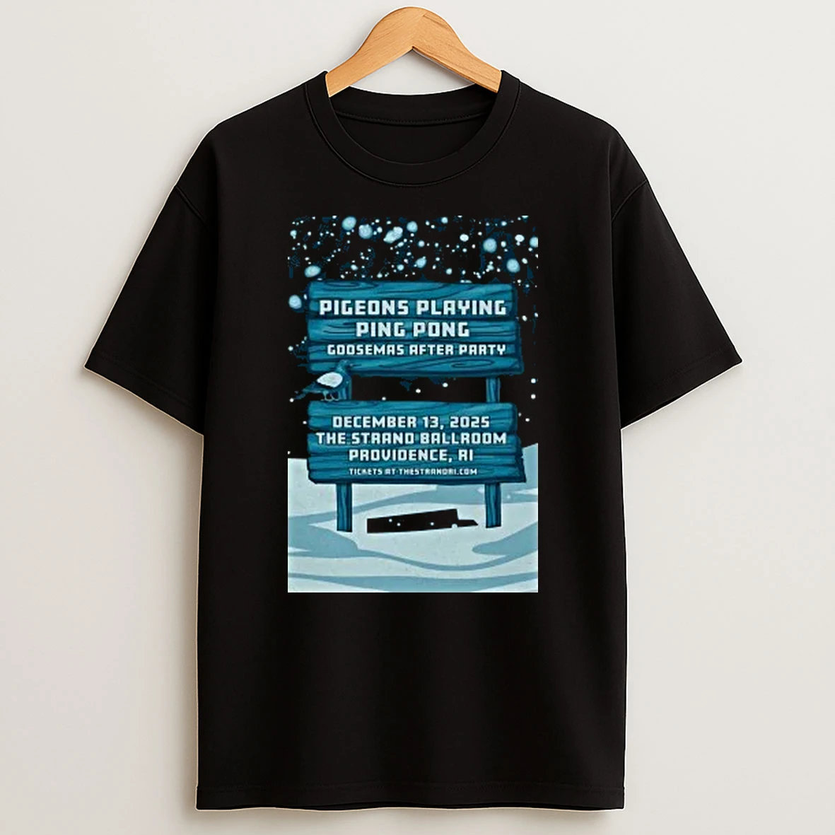 Pigeons Playing Ping Pong Dec 13 2025 Providence Ri Shirts